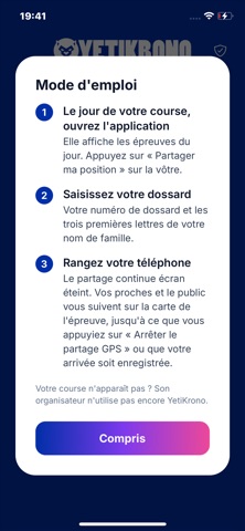 YetiRunner — Suivi GPS course iPhone screenshot 3
