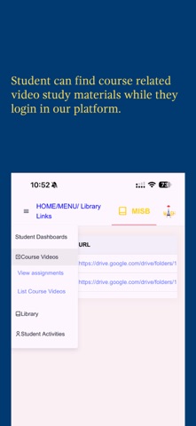 MISBStudentApp screenshot