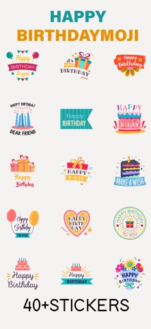 Happy BirthdayMoji screenshot