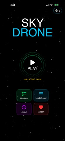 SkyDrone iPhone screenshot