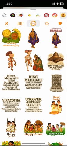Onam Stickers Festive Seasonal screenshot