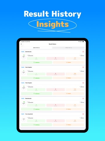 NEET Preparation - Test & PYQs iPad screenshot