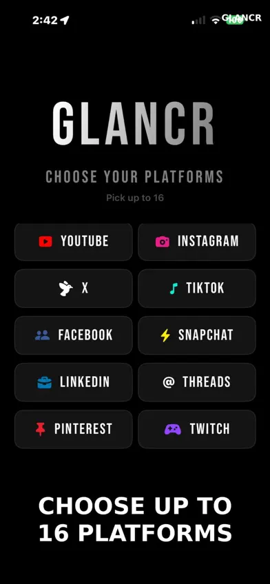 GLANCR Feed screenshot 2