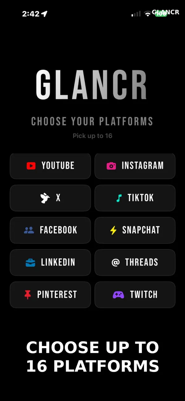 Screenshot #2 pour GLANCR Feed