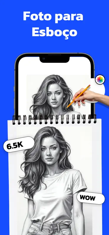 Aplicativo de Desenho a Lápis® screenshot 3 of 9