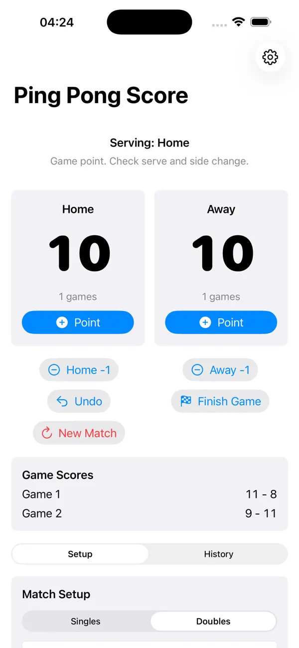 Screenshot #3 pour Score Tennis de Table2026