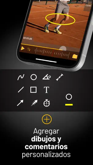 Captura de pantalla de MyDartfish Express: Coach App en iPhone 6