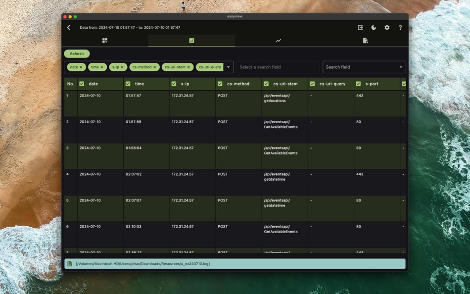 #2. Easy View (Logs) (macOS) โดย: Hoang Phuc Truong