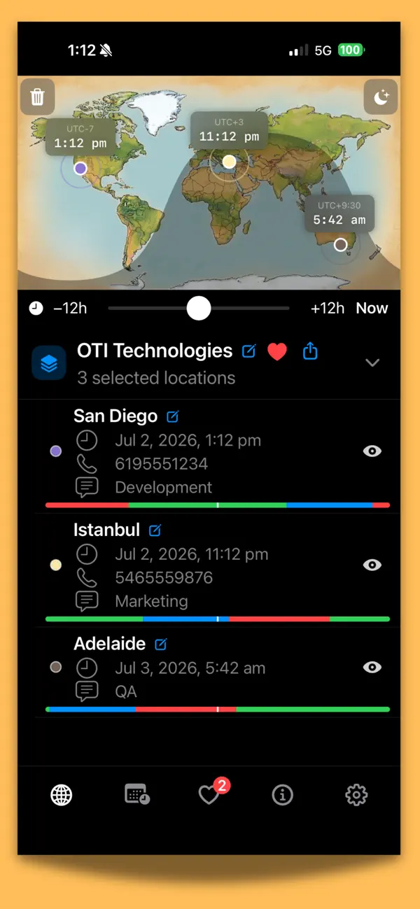 Screenshot #2 pour Approximationist World Clock
