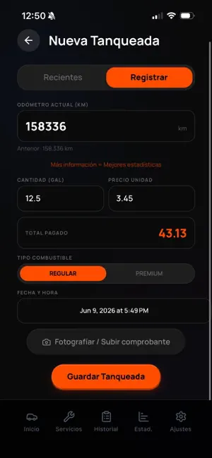 MotorCheck: Control Vehicular screenshot 2
