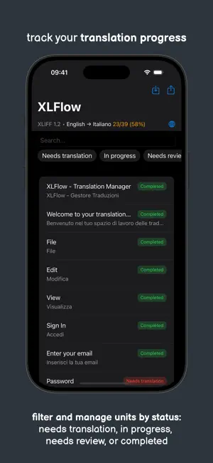 XLFlow screenshot 1