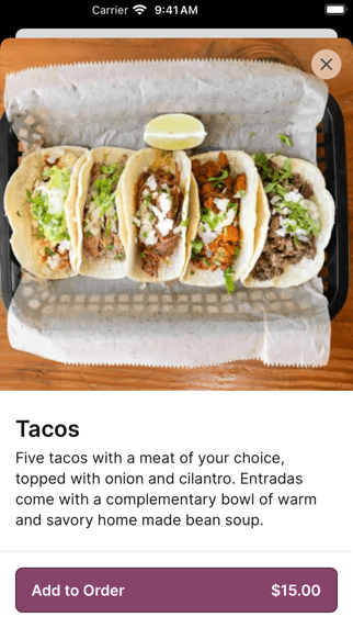 Molka Xete iPhone screenshot 3 - Food & Drink app