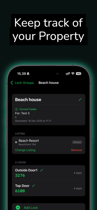 LockCodes: manage access Screenshot 1 of 4