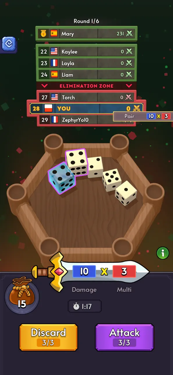 Dice Lords Hack screenshot 3 - iOS game interface