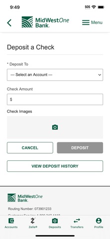 MidWestOne Bank Screenshot 3 of 4