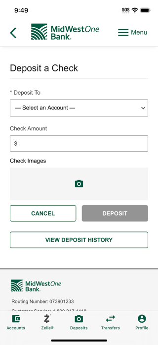 MidWestOne Bank Screenshot 3 of 4