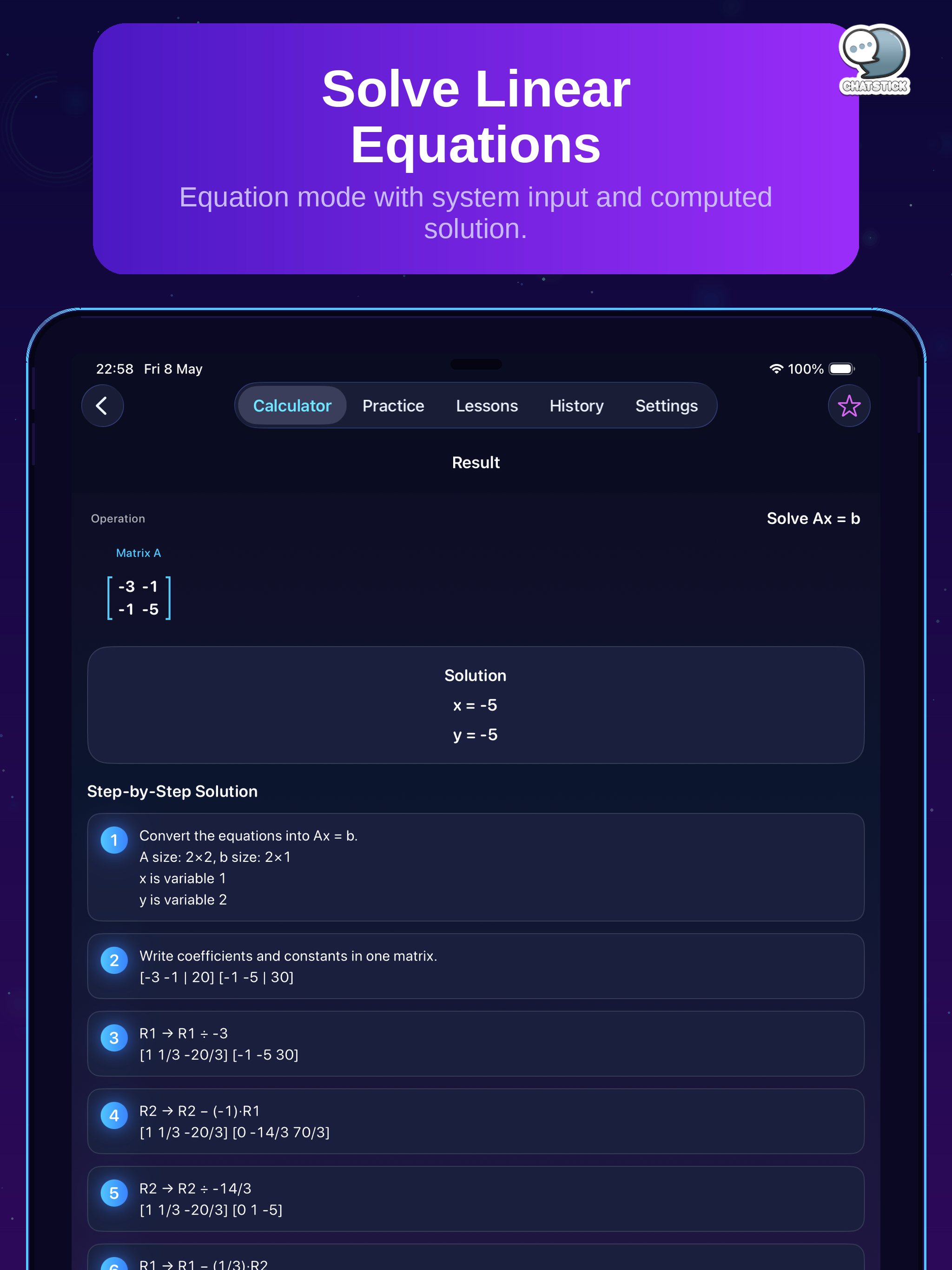 Matrix Calculator: Learn Solve