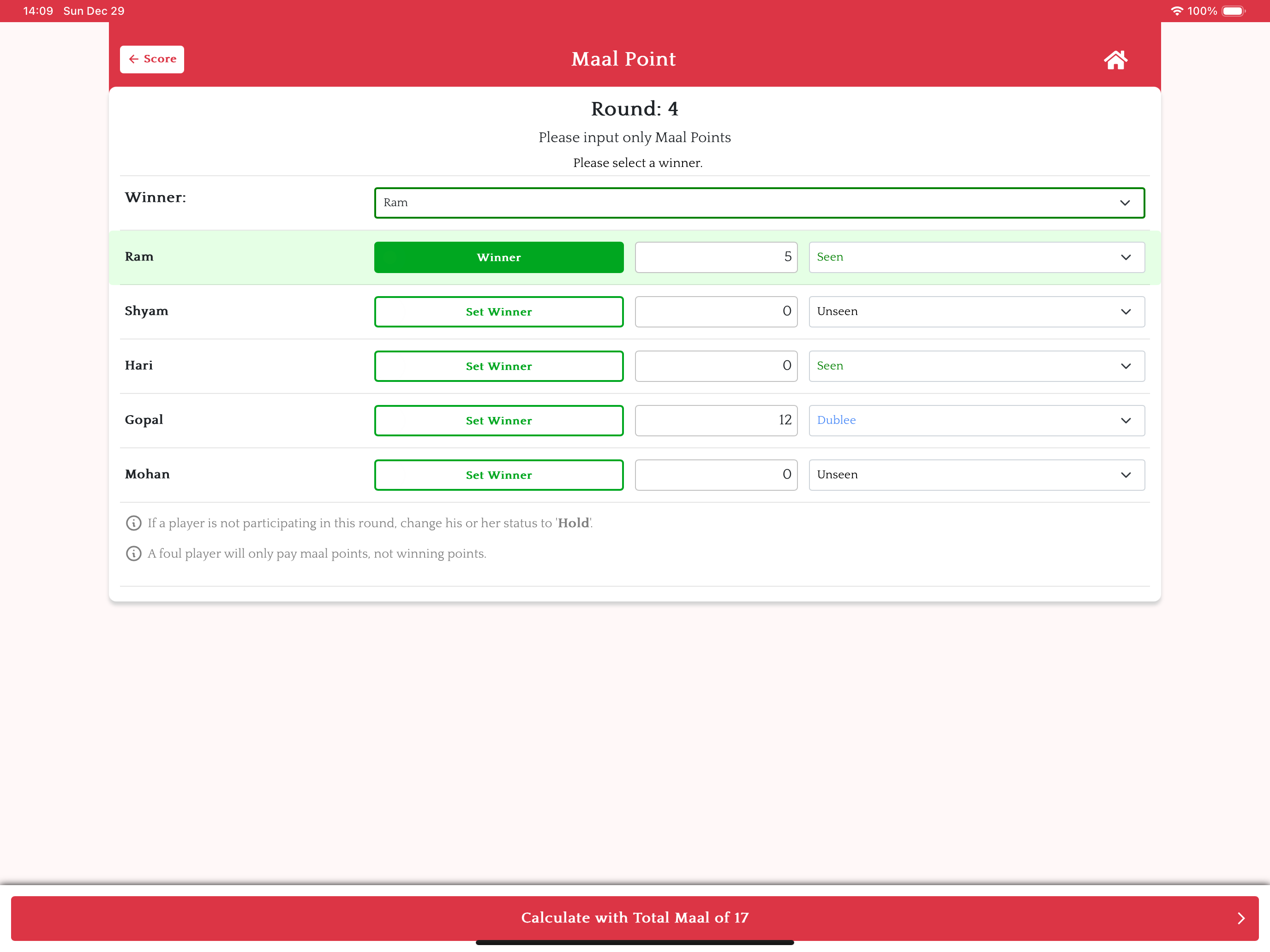 MarriagePointCalculator (MPC) screenshot 14