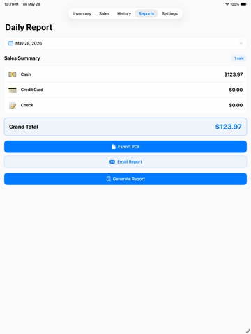 TheCraftersCashier iPad screenshot