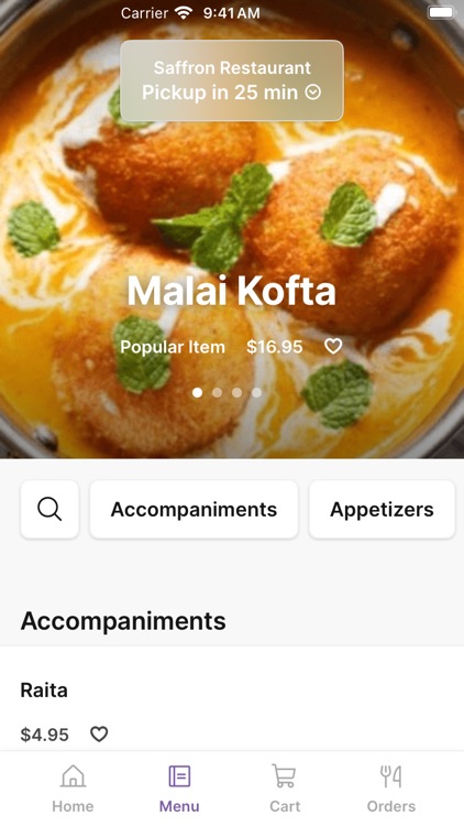 Saffron Restaurant To Go