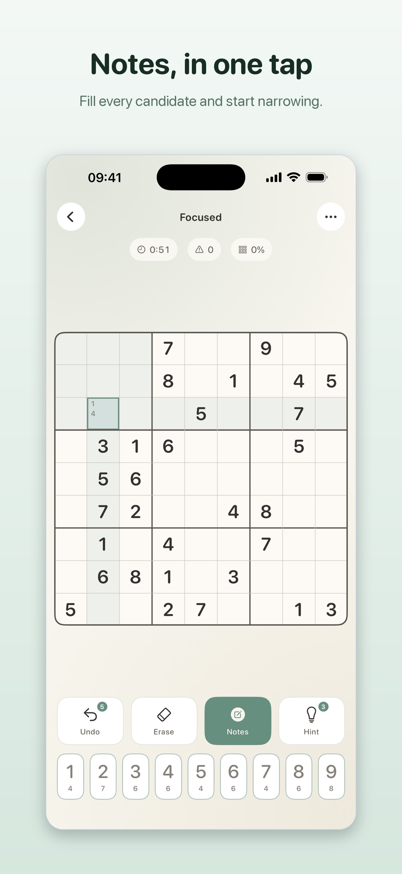 Screenshot 4 of Sudoku Zen - Calm Numbers