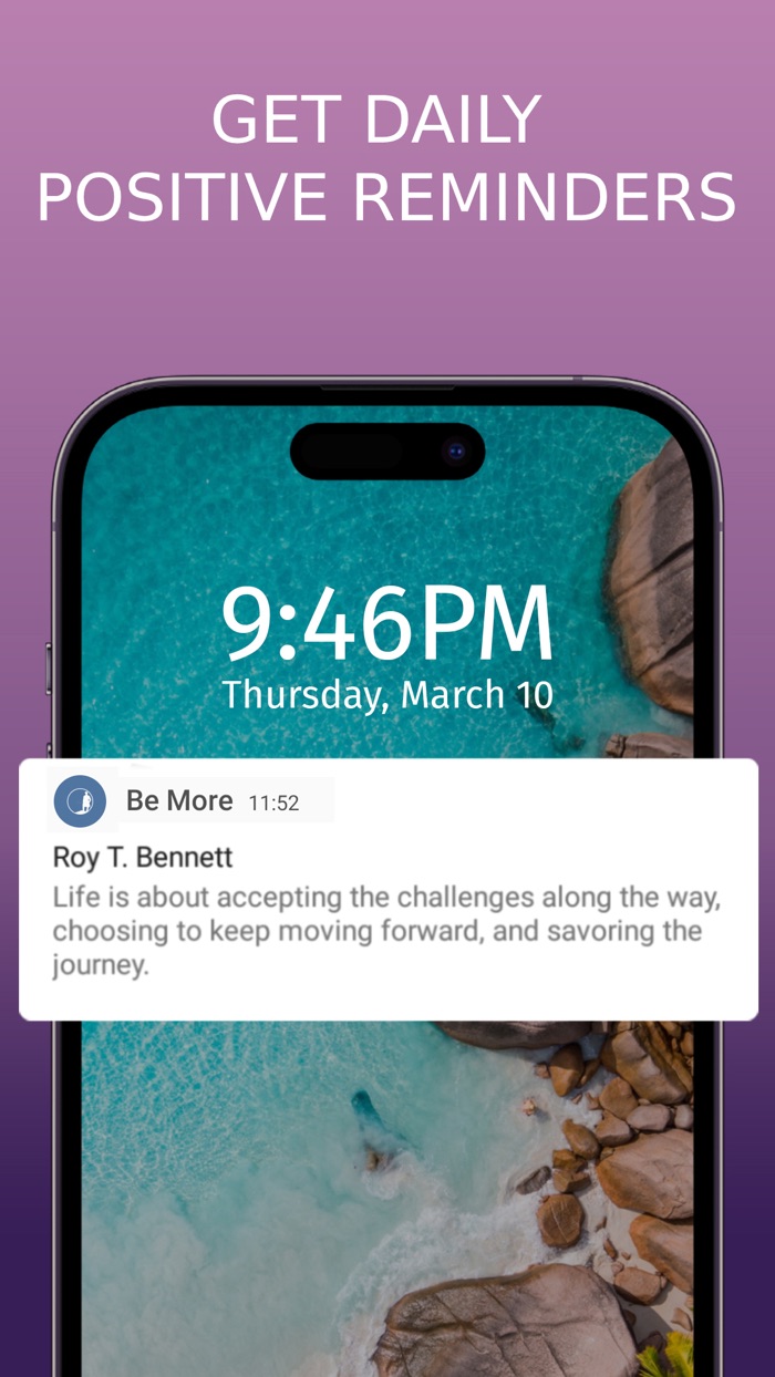 Be More -Quotes and Affirmations