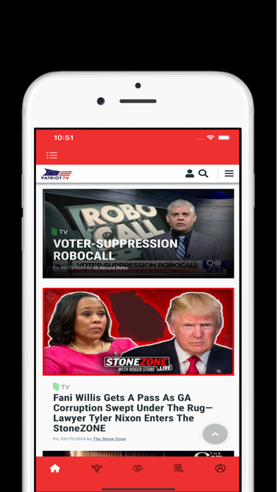 PATRIOT.TV Screenshot