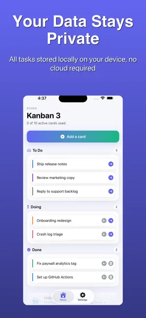 Kanban Board - Task Manager screenshot 4