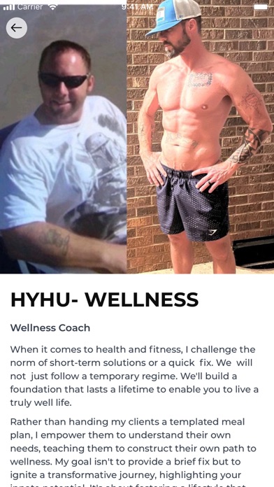 HYHU- WELLNESS Screenshot