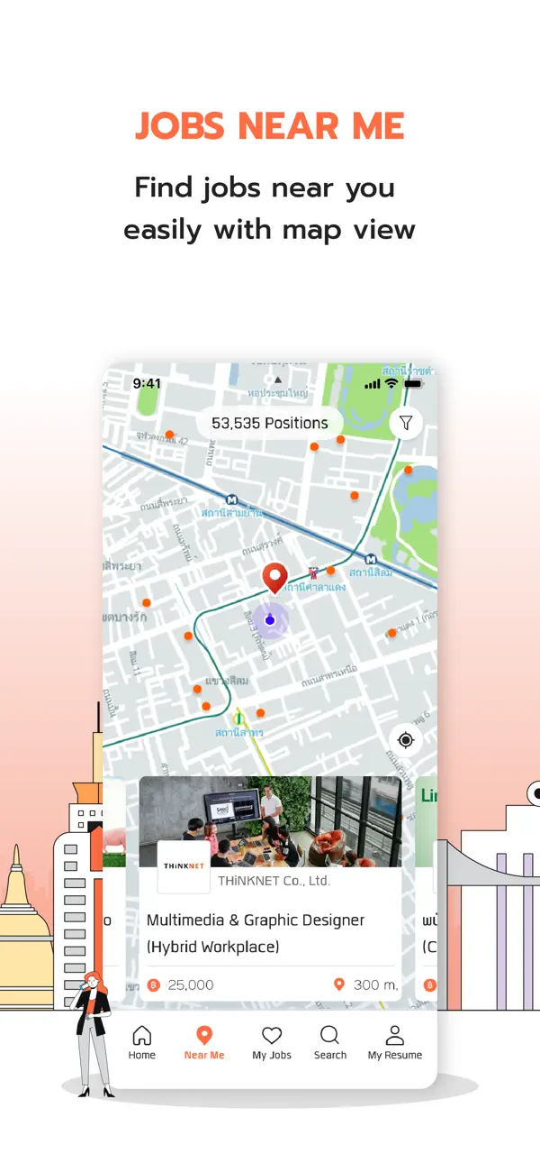Screenshot #3 pour JobThai Jobs Search