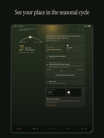 Wheel of the Year: Pagan iPad screenshot