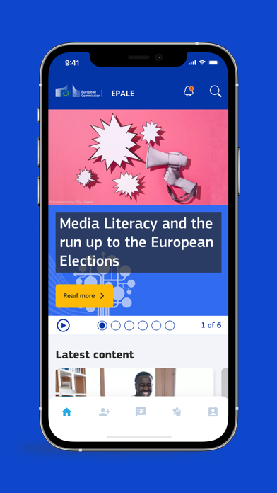 EPALE Adult Learning in Europe Screenshot