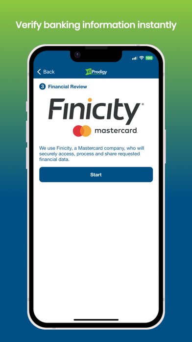 eProdigy Financial Screenshot