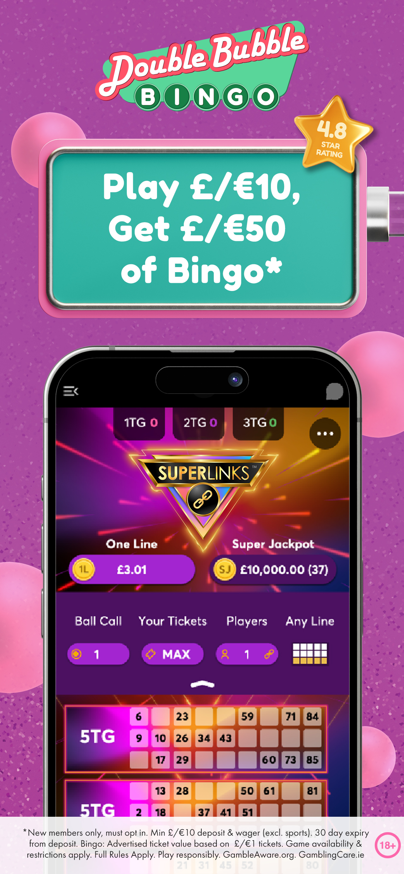 Double Bubble Bingo & Slots