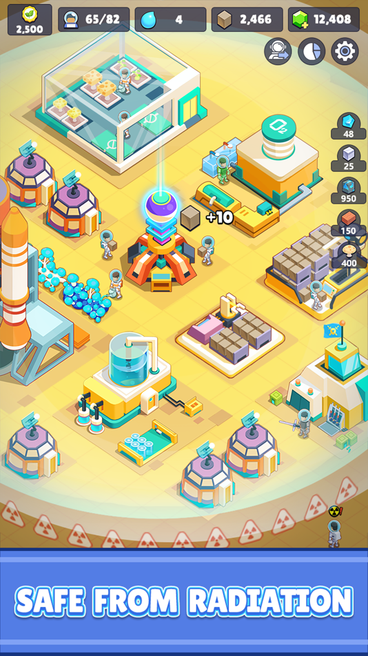 #8. Mars Survival: idle game (iOS) Podle: Oneorwa Technology Co.,Ltd.