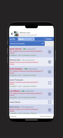 Nights+ CheckIn screenshot