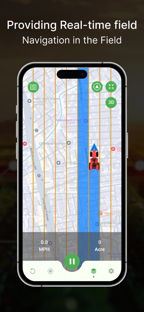 Tractor Field Navigator GPS - tractor-field-navigator-gps-app-screen