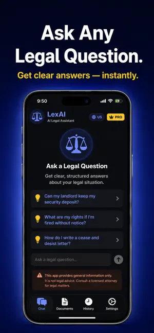 LexAI - Legal Assistant screenshot 1