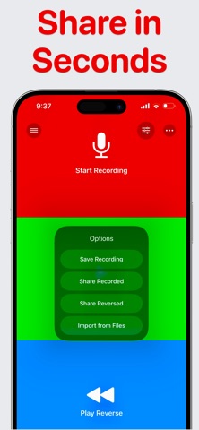 Backwards Voice Recorder Screenshot 4 of 4