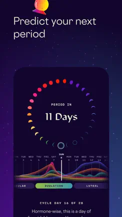 Stardust Period Tracker iPhone image 2