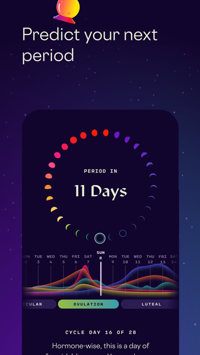 Screenshot #2 pour Stardust Cycle Tracker