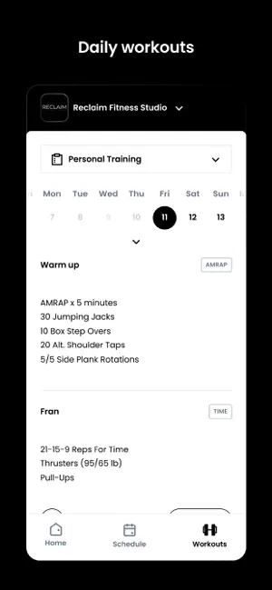 Reclaim Fitness Studio US screenshot 4