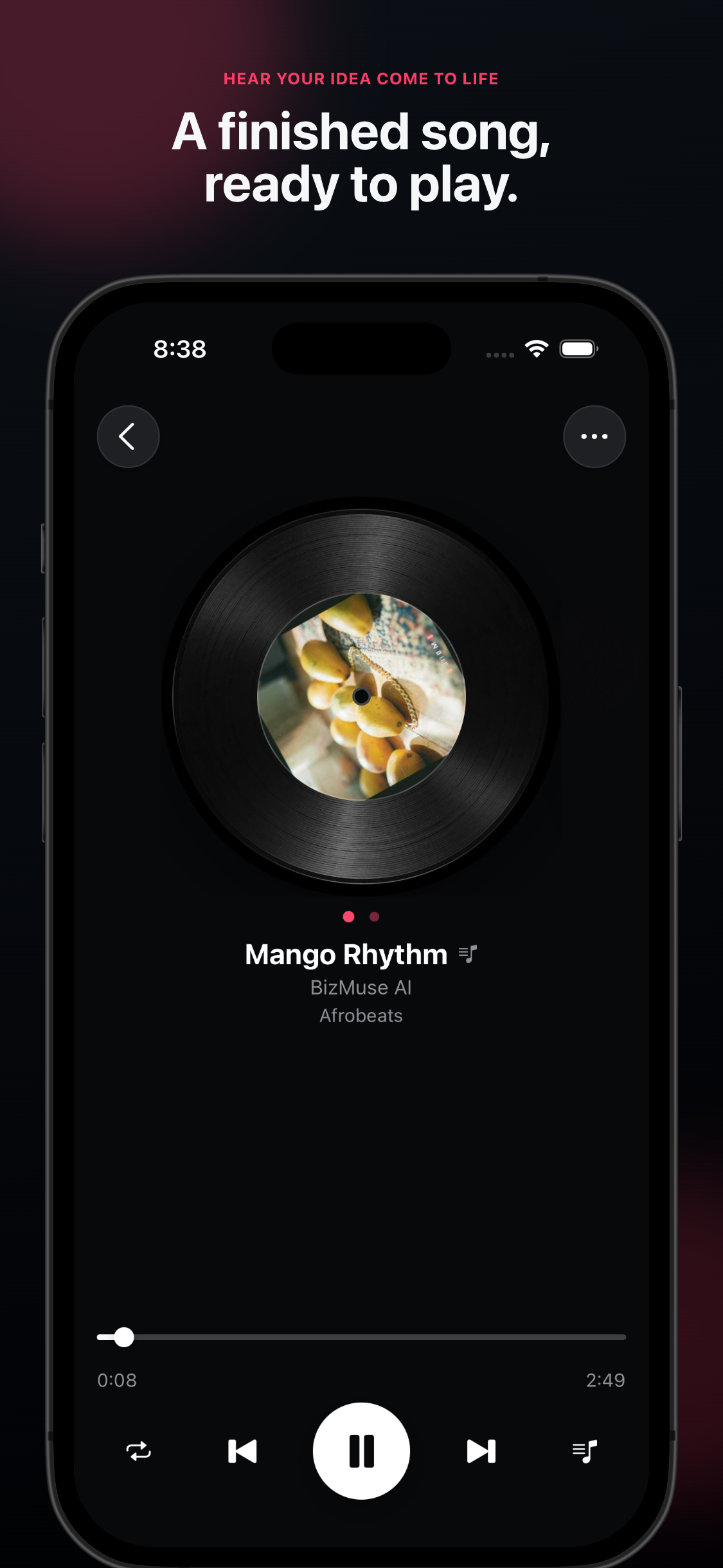 BizMuse: AI Music & Song Maker screenshot 5