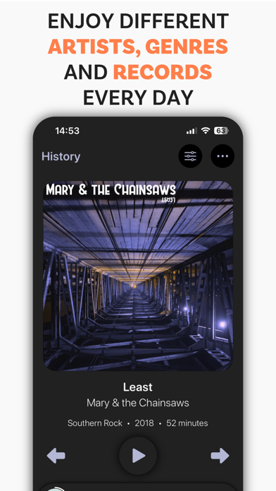 Shuffle by Album & More: iana Screenshot