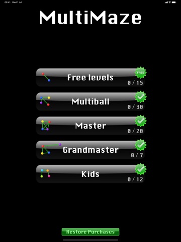 MultiMaze iPad screenshot