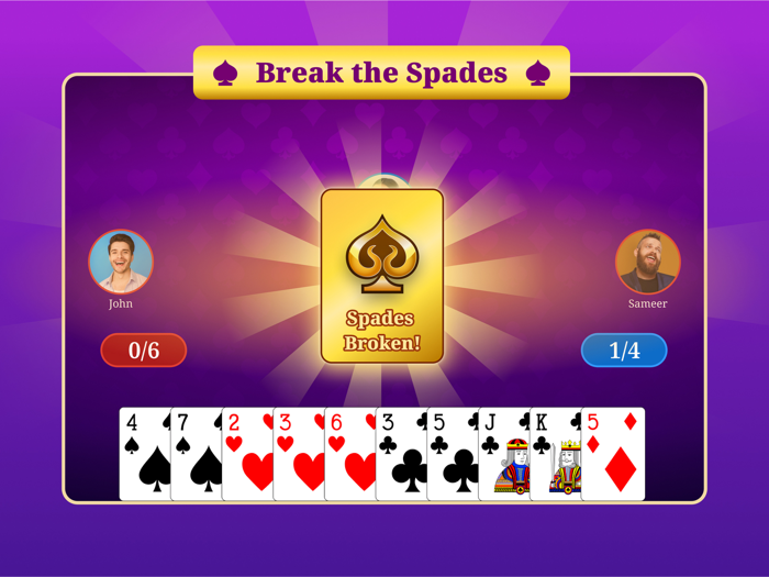 Spades Match - Card Game