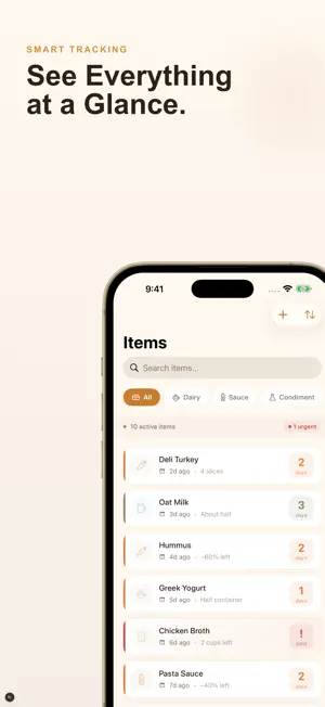 Food Waste Tracker - Shelf screenshot 2