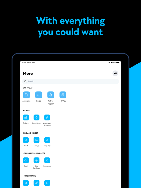 ActivoBank iPad screenshot 3 - Finance app