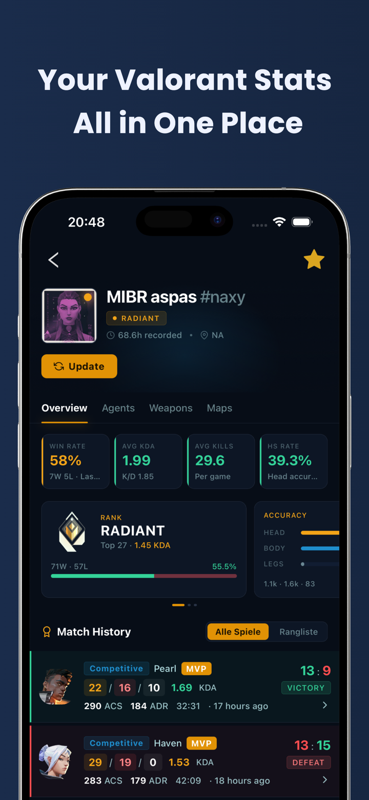 Valking.gg - Valorant Tracker screenshot 1