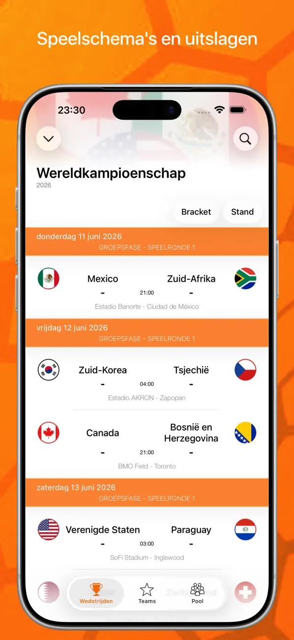 Screenshot #1 pour Oranje - alle wedstrijden